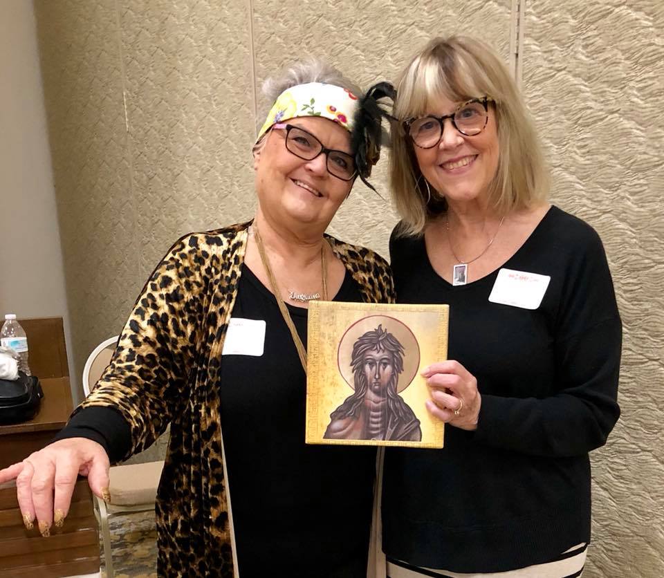 Thanks to Tiajuana Anderson Neel who bought the "weeping" icon of Saint Mary of Egypt that I contributed.