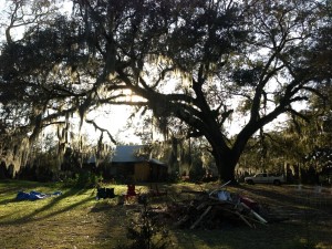 Setting for the Shoe Burnin' in Waterhole Branch, Alabama