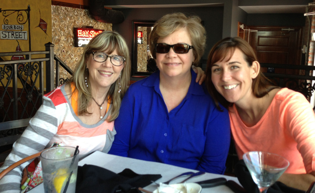Lunch at the Half Shell Oyster House in downtown Gulfport with Deb and Katherine
