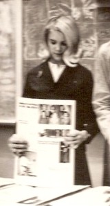 Highschool newspaper feature writer, 1967