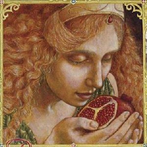 Persephone With Pomegranate