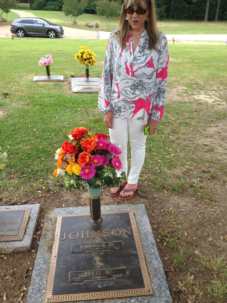 Singing at my father's grave today