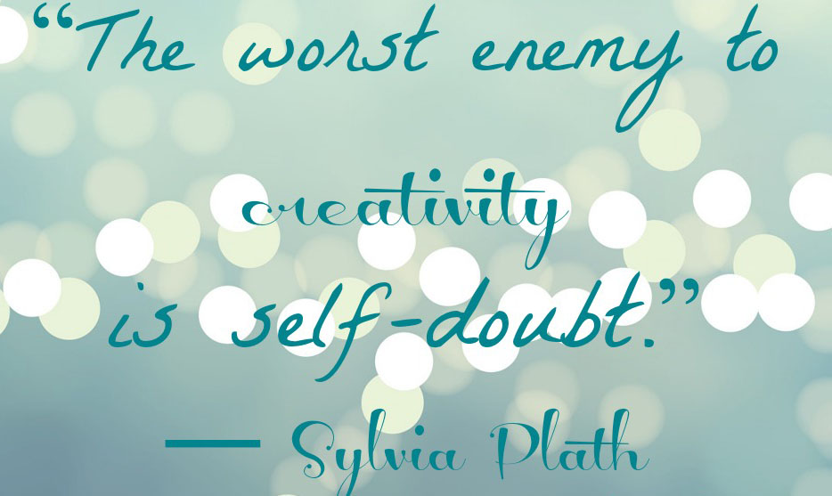 Self-doubt-quote-by-Sylvia-Plath