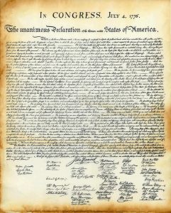 declaration of independence picture