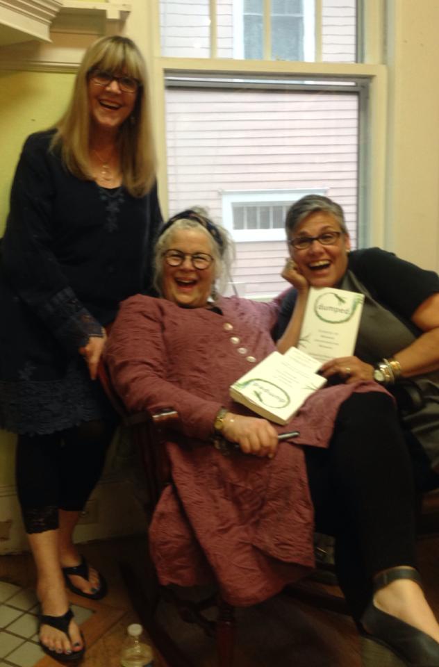 Me with Nina Gaby (editor) and Jessica Handler (contributor) at our reading at Charis Books in Atlanta Friday night