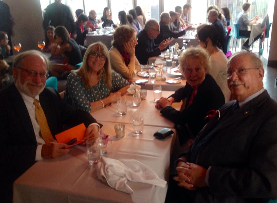 Lovely evening with old friends, Barry and Birita Matterson, at Robert, on top of the Museum of Art & Design on Columbus Circle.