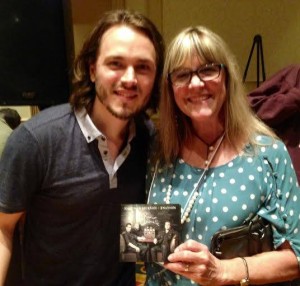 Meeting Jonathan Jackson at a concert in Franklin, Tennessee, on June 12 and getting a signed CD!