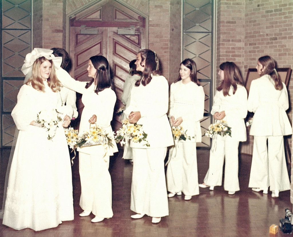 bride and maids 1970