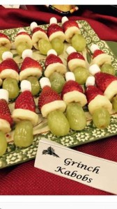 Grinch Kabobs