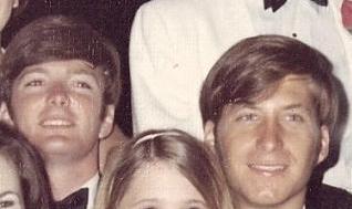 Troy Mashburn and Bill Cushman at a Sigma Chi formal at Ole Miss in 1969