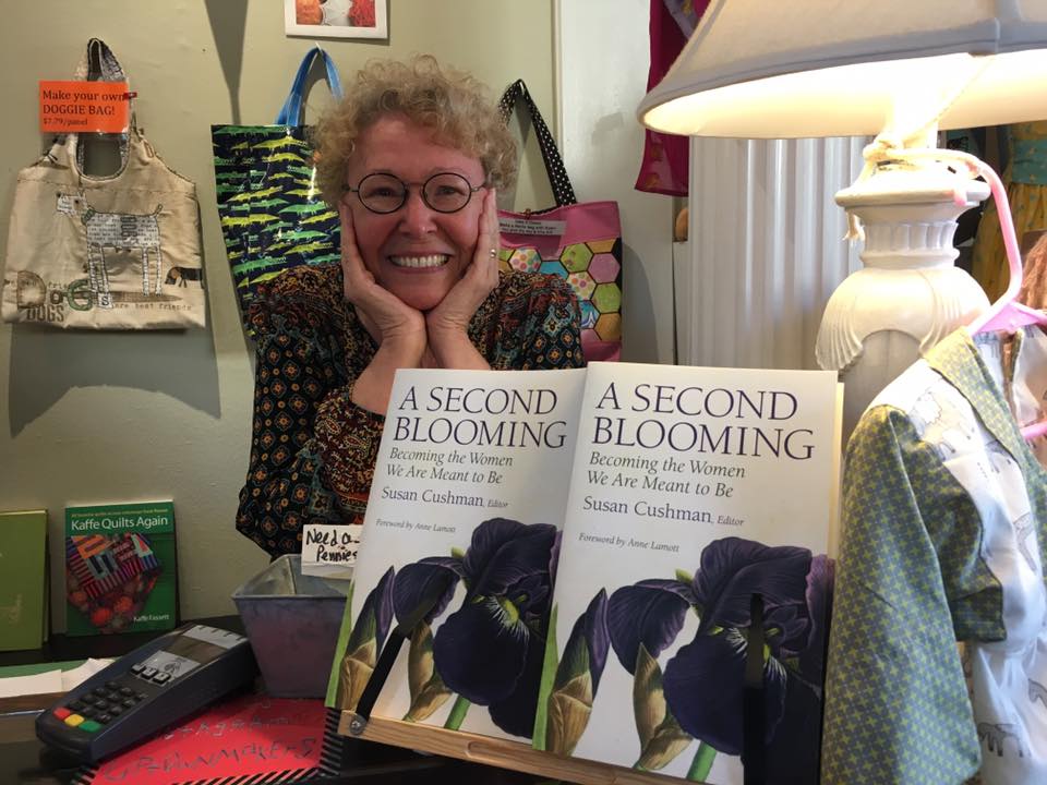 Emma Connolly at her shop on Magazine Street in New Orleans, Uptown Needle and Craftworks