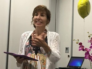 Lisa speaking at the Memphis Library on June 2.