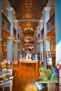 The beautiful interior at Turnrow Books in Greenwood, Mississippi