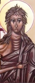 Saint Mary of Egypt, detail