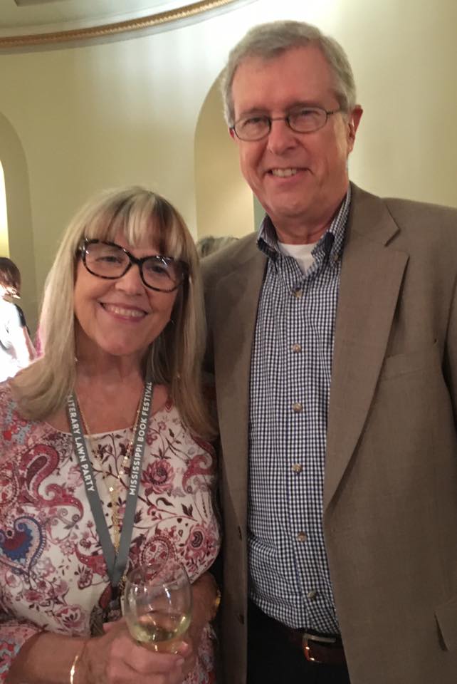 with fellow "Voices From Home" panelist John Floyd at the author reception