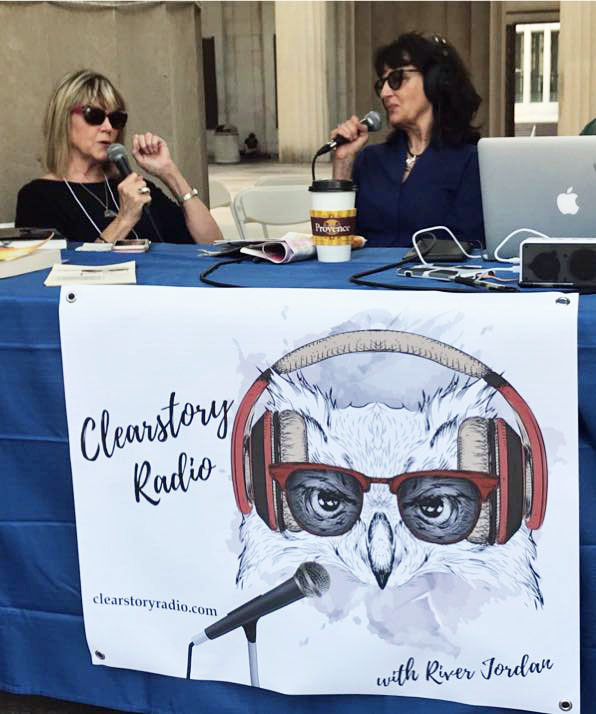 It's so much fun being interviewed by Clearstory Radio host River Jordan!