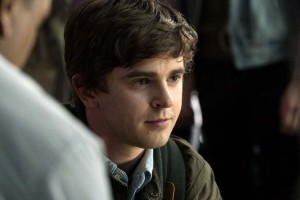 Freddie Highmore plays Dr. Shaun Murphy, an autistic surgical resident in The Good Doctor.