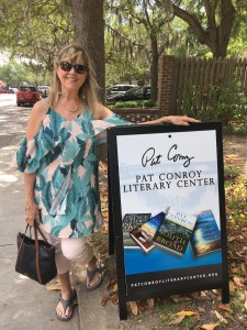 At the Pat Conroy Literary Center in Beaufort, South Carolina, just before a reading of A SECOND BLOOMING with Cassandra King, NancyKay Wessman, and Susan Marquez at Nevermore Books