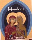 Mandorla Icon Studio Sign for bus card