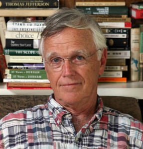 Author Clyde Edgerton photographed at his home in Wilmington, North Carolina.