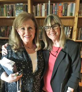 Kathy Kerr and me at Lemuria Books in 2017