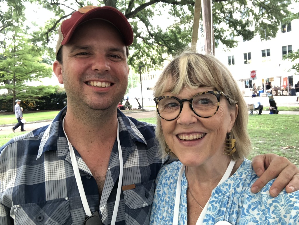 With long-time friend and mentor Neal Walsh, director of the YOK Shop workshop in Oxford, which I attended for 7 years.